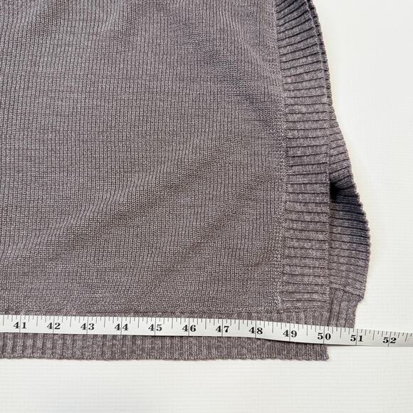 Lululemon Forward Flow Cape Womens One Size Asymmetrical Hem Wrap Pullover Gray - Picture 7 of 12